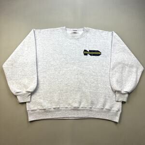 Vintage Notre Dame Fighting Irish Sweatshirt Adult Medium Gray University 90s